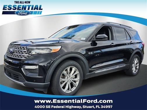 AGATE BLACK METALLIC 2023 Ford Explorer LIMITED SUV