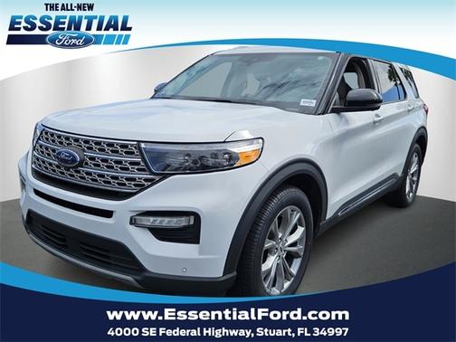 OXFORD WHITE 2023 Ford Explorer LIMITED SUV
