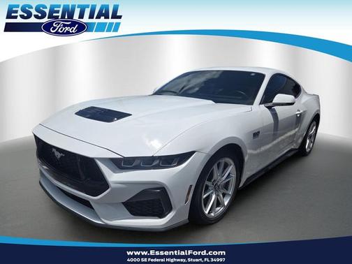 OXFORD WHITE 2025 Ford Mustang GT PREMIUM Coupe
