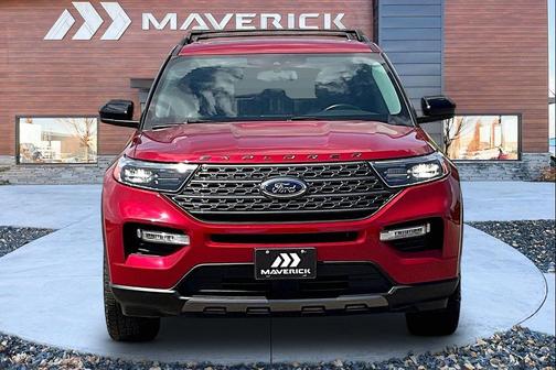 Rapid Red Metallic Tinted Clearcoat 2023 Ford Explorer XLT