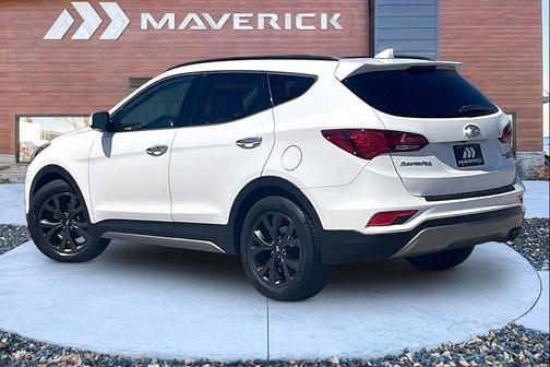 Frost White Pearl 2017 Hyundai Santa Fe Sport 2.0L Turbo Ultimate