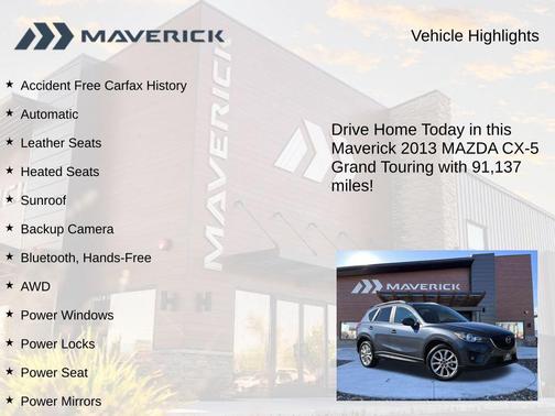 Metropolitan Gray Mica 2013 Mazda CX-5 Grand Touring