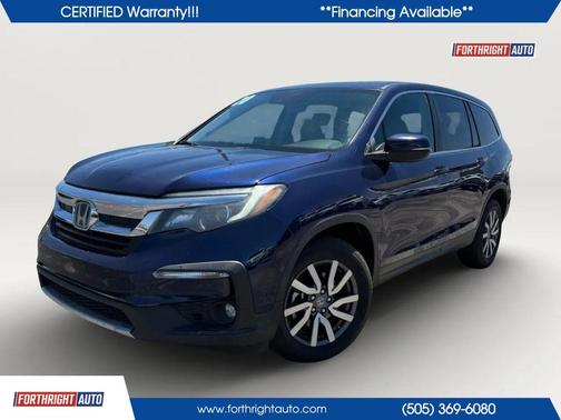 Blue 2020 Honda Pilot AWD EX-L