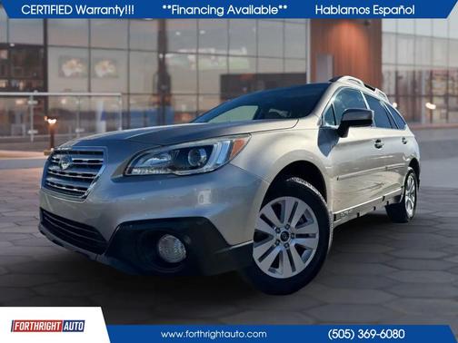 Gray 2016 Subaru Outback 2.5i Premium