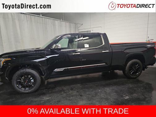 Midnight Black Metallic 2026 Toyota Tundra Hybrid 1794 Edition