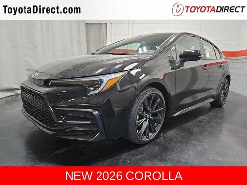 Midnight Black Metallic 2026 Toyota Corolla SE