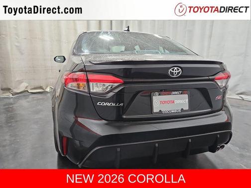Midnight Black Metallic 2026 Toyota Corolla SE