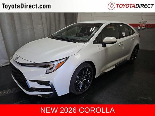 Wind Chill Pearl 2026 Toyota Corolla Hybrid SE