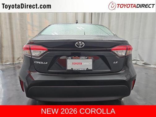 Midnight Black Metallic 2026 Toyota Corolla LE
