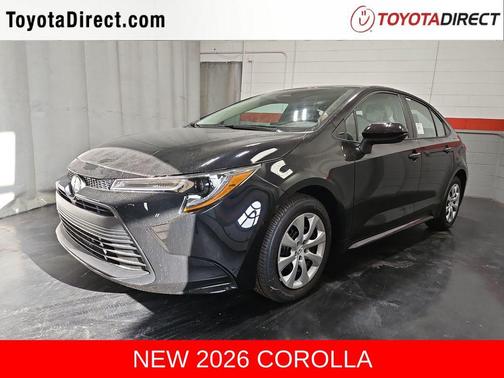 Midnight Black Metallic 2026 Toyota Corolla LE