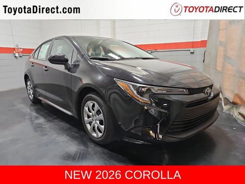 Midnight Black Metallic 2026 Toyota Corolla LE
