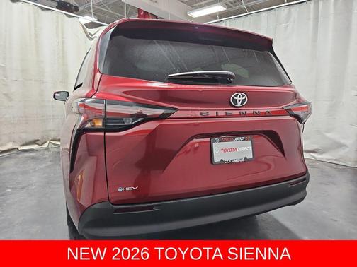Ruby Flare Pearl 2026 Toyota Sienna LE