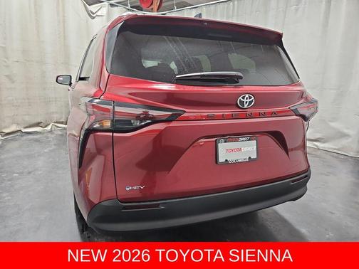 Ruby Flare Pearl 2026 Toyota Sienna LE