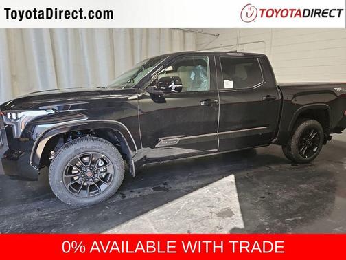 Midnight Black Metallic 2026 Toyota Tundra Platinum