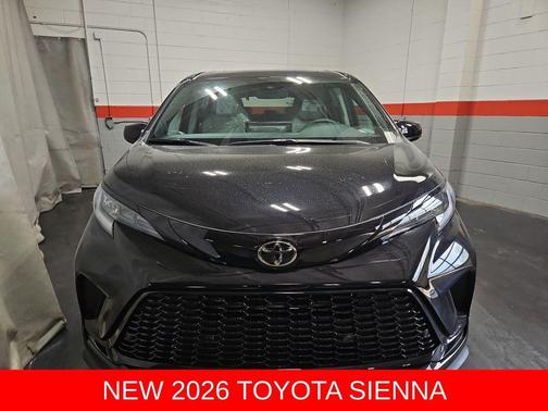 Midnight Black Metallic 2026 Toyota Sienna XSE 7 Passenger