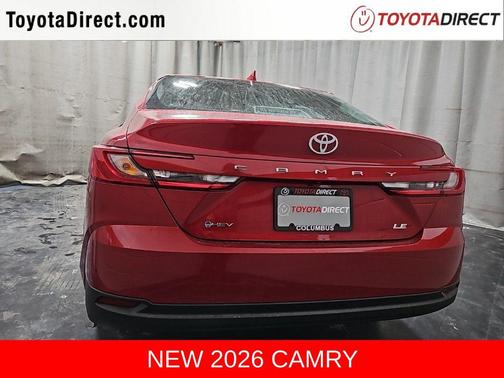 Supersonic Red 2026 Toyota Camry LE