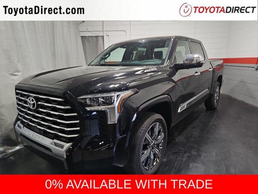 Midnight Black Metallic 2026 Toyota Tundra Hybrid Capstone