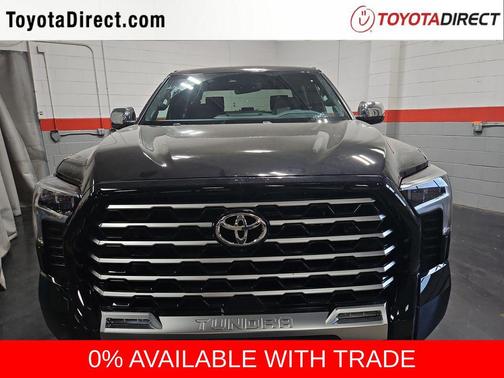 Midnight Black Metallic 2026 Toyota Tundra Hybrid Capstone