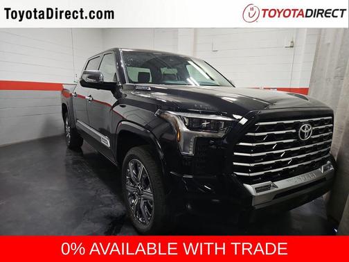 Midnight Black Metallic 2026 Toyota Tundra Hybrid Capstone