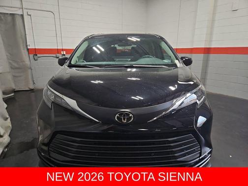 Midnight Black Metallic 2026 Toyota Sienna XLE