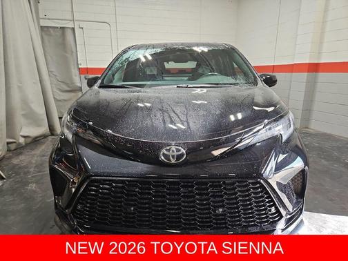 Midnight Black Metallic 2026 Toyota Sienna XSE 7 Passenger