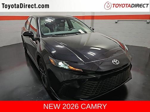 Midnight Black Metallic 2026 Toyota Camry SE