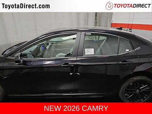 Midnight Black Metallic 2026 Toyota Camry SE