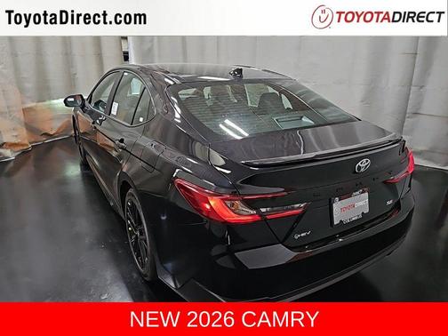 Midnight Black Metallic 2026 Toyota Camry SE