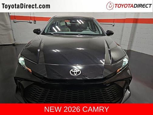 Midnight Black Metallic 2026 Toyota Camry SE