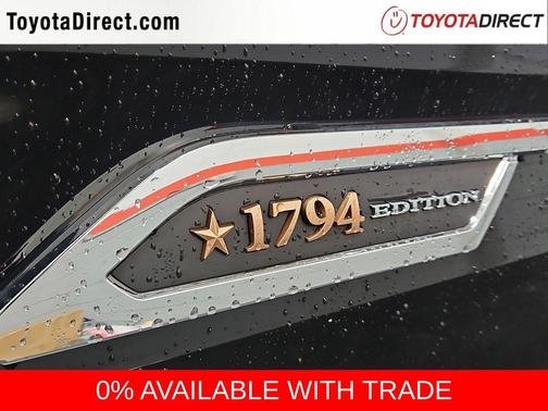 Midnight Black Metallic 2026 Toyota Tundra 1794 Edition