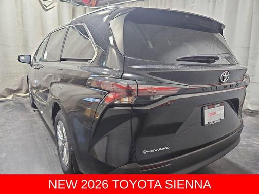 Midnight Black Metallic 2026 Toyota Sienna XLE