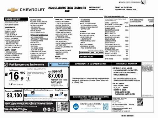 2026 Chevrolet Silverado 1500 Custom Trail Boss