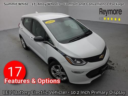 Summit White 2020 Chevrolet Bolt EV LT