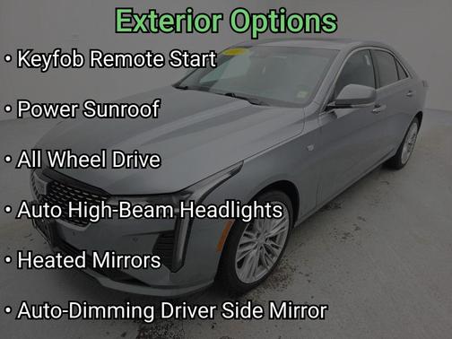 Gray 2023 Cadillac CT4 Premium Luxury