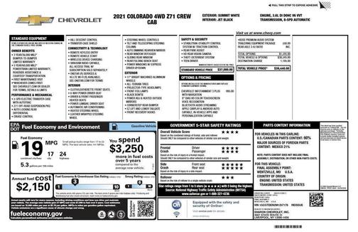 2021 Chevrolet Colorado Z71