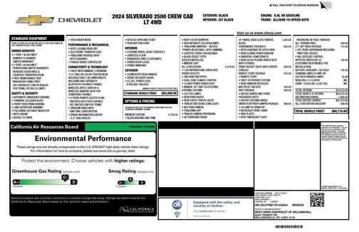 Black 2024 Chevrolet Silverado 2500 LT