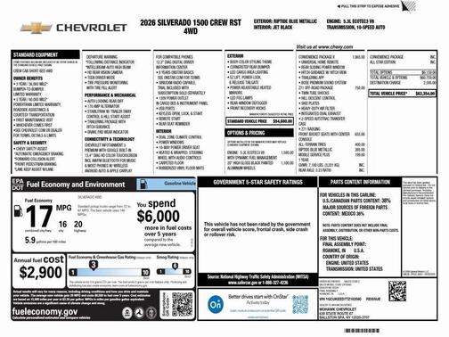 2026 Chevrolet Silverado 1500 RST