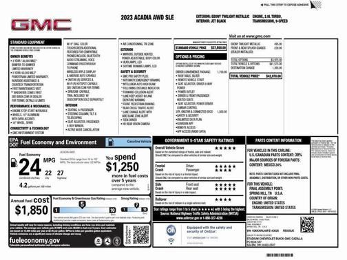 2023 GMC Acadia SLE