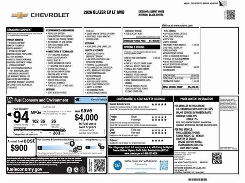 2026 Chevrolet Blazer EV LT