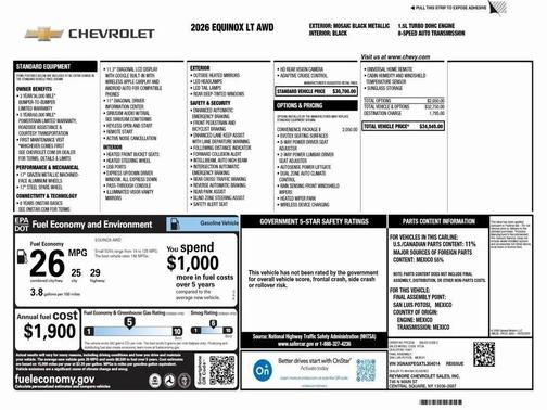 2026 Chevrolet Equinox LT