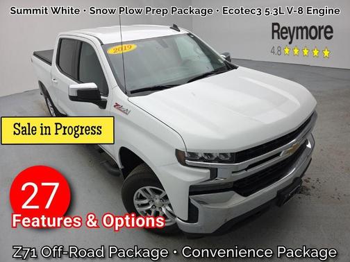 Summit White 2019 Chevrolet Silverado 1500 LT