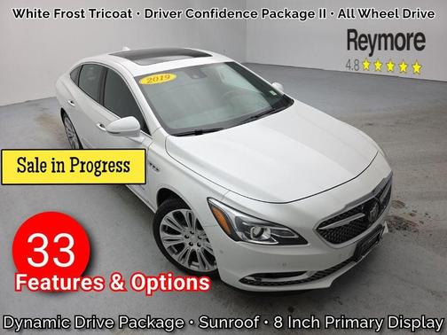 White Frost Tri-Coat 2019 Buick LaCrosse Avenir