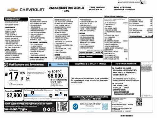 2026 Chevrolet Silverado 1500 LTZ
