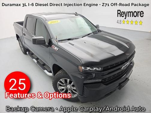 Black 2022 Chevrolet Silverado 1500 Limited RST