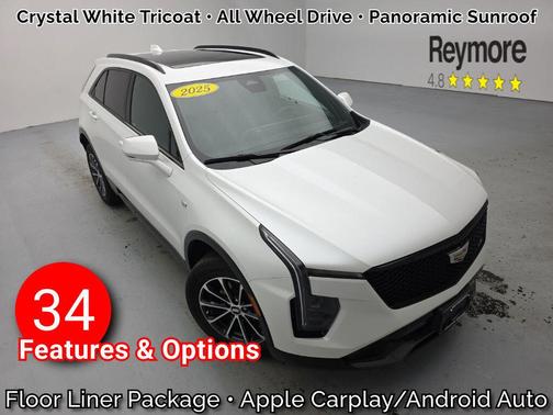 White 2025 Cadillac XT4 Sport
