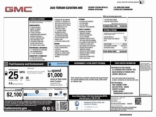 2025 GMC Terrain Elevation
