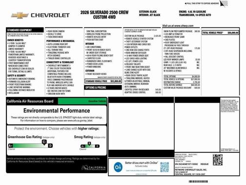 2026 Chevrolet Silverado 2500 Custom