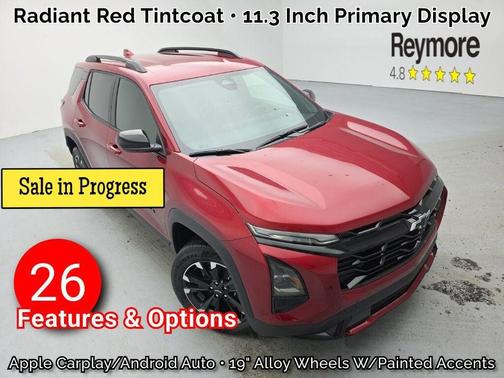 Radiant Red 2026 Chevrolet Equinox RS