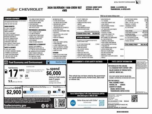 2026 Chevrolet Silverado 1500 RST