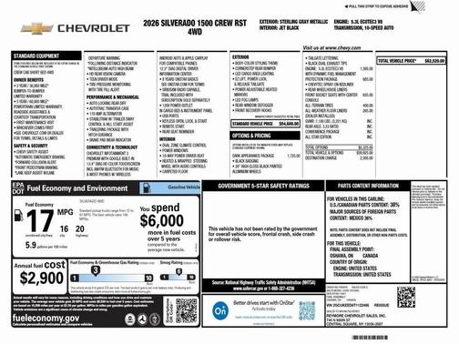 2026 Chevrolet Silverado 1500 RST